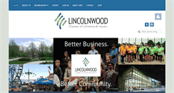 Desktop Screenshot of lincolnwoodchamber.com